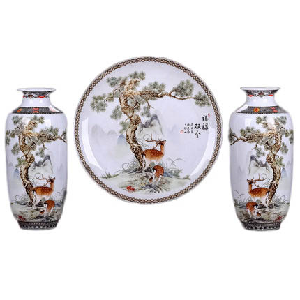 porcelain for Jahrriesnge vase set three pieces cna0567 porcelain Jahrriesnge for vase set three pieces cna0567