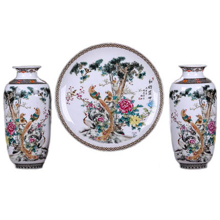 porcelain for Jahrriesnge vase set three pieces cna0569 porcelain Jahrriesnge for vase set three pieces cna0569
