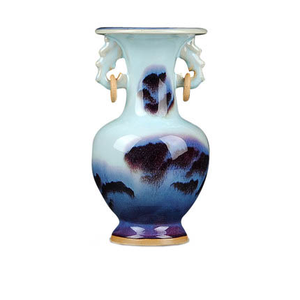 porcelain for Jahrriesnge Jun porcelain double ears kiln change vase cna0605 porcelain Jahrriesnge for Jun porcelain double ears kiln change vase cna0605