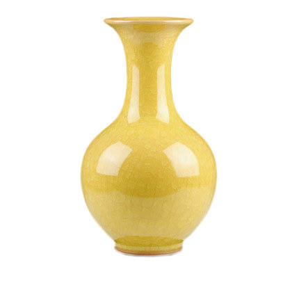 porcelain for Jahrriesnge yellow ice cube cracked gourd vase cna0732 porcelain Jahrriesnge for yellow ice cube cracked gourd vase cna0732