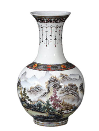 porcelain for Jahrriesnge landscape vase cna0923 porcelain Jahrriesnge for landscape vase cna0923