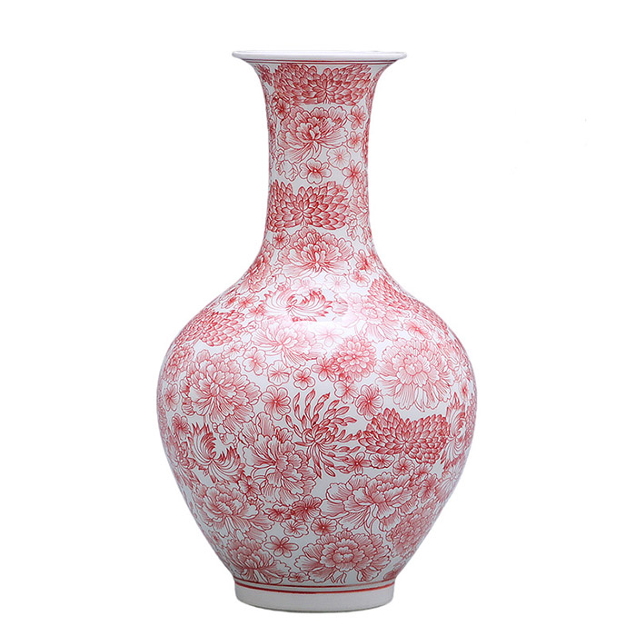 porcelain for Jahrriesnge crack glaze red vase cna0954 porcelain Jahrriesnge for crack glaze red vase cna0954