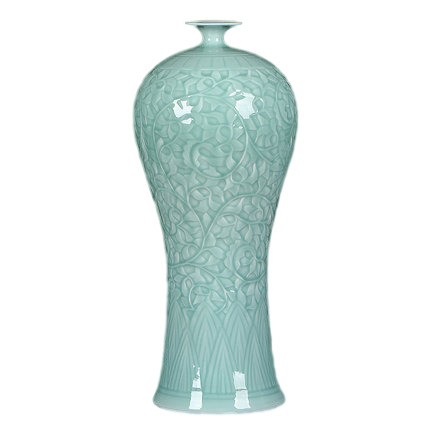porcelain for Jahrriesnge carving shadow blue glaze vase cna1305 porcelain Jahrriesnge for carving shadow blue glaze vase cna1305
