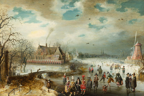 Landscape for Jahrriesnge Skating-on-the-Frozen-Amstel-River-lpf00975 Landscape Jahrriesnge for Skating-on-the-Frozen-Amstel-River-lpf00975
