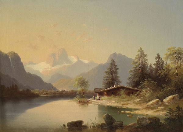 Landscape for Jahrriesnge lake-lpf01048 Landscape Jahrriesnge for lake-lpf01048