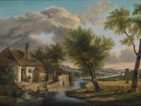 Landscape for Jahrriesnge river-lpf01351 Landscape Jahrriesnge for river-lpf01351