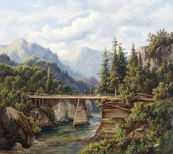 Landscape for Jahrriesnge bridge-lpf01447 Landscape Jahrriesnge for bridge-lpf01447