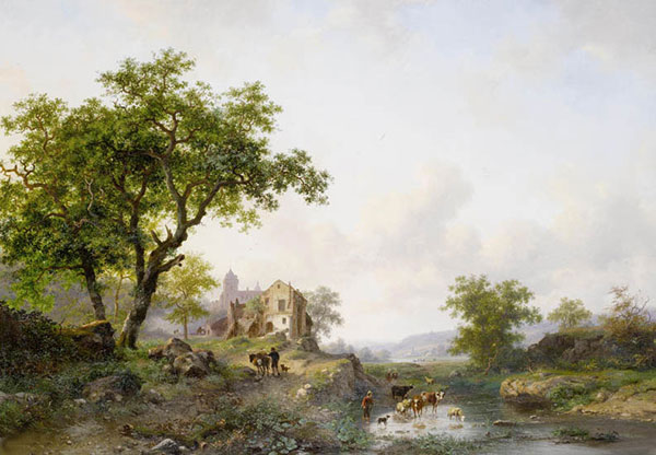 Landscape for Jahrriesnge river-lpf01491 Landscape Jahrriesnge for river-lpf01491