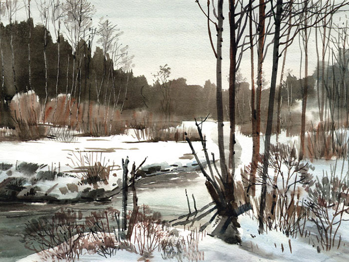 Landscape for JAHRRIESNGE winter lpf08218 Landscape JAHRRIESNGE for winter lpf08218