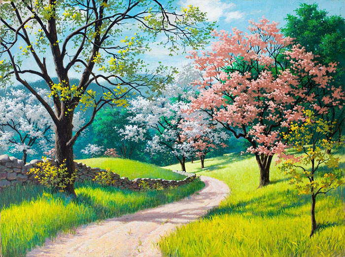 Landscape for Jahrriesnge flowers lpf08284 Landscape Jahrriesnge for flowers lpf08284