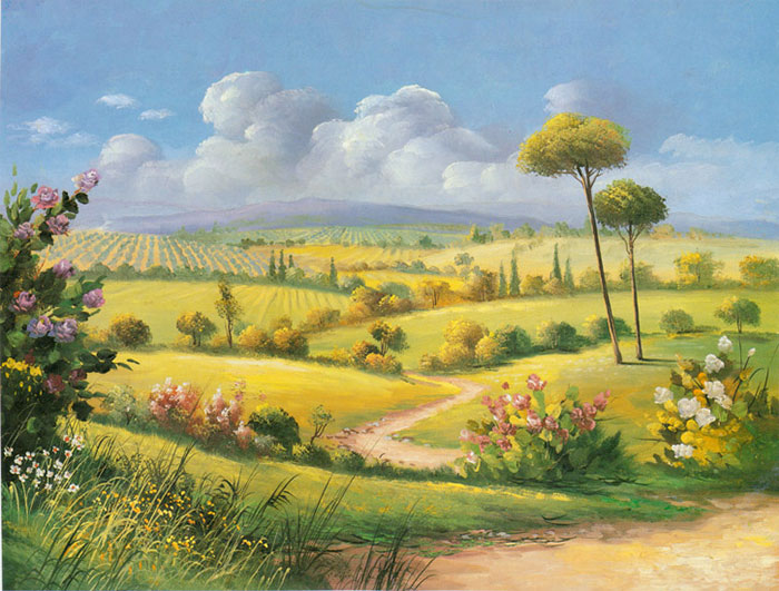 Landscape for JAHRRIESNGE flowers lpf08288 Landscape JAHRRIESNGE for flowers lpf08288