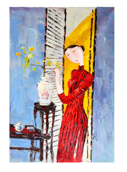 Portrait for Jahrriesnge old times lady lpf08851 Portrait Jahrriesnge for old times lady lpf08851