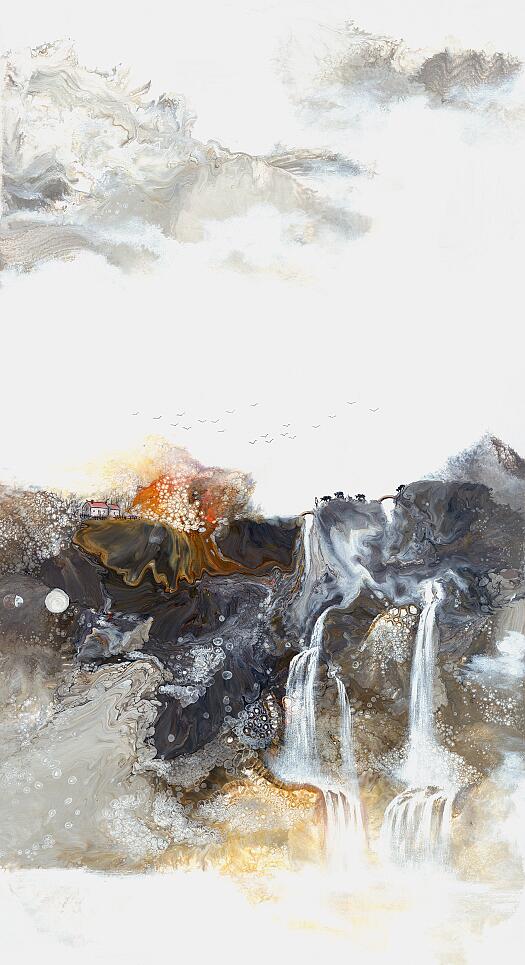 Landscape for JAHRRIESNGE waterfall lpf09570 Landscape JAHRRIESNGE for waterfall lpf09570