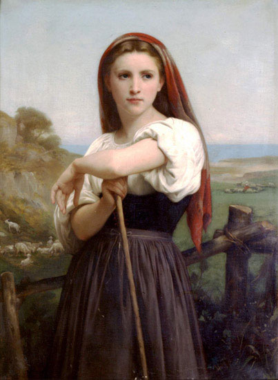 Portrait for Jahrriesnge William Adolphe Bouguereau lpf11897 Portrait Jahrriesnge for William Adolphe Bouguereau lpf11897
