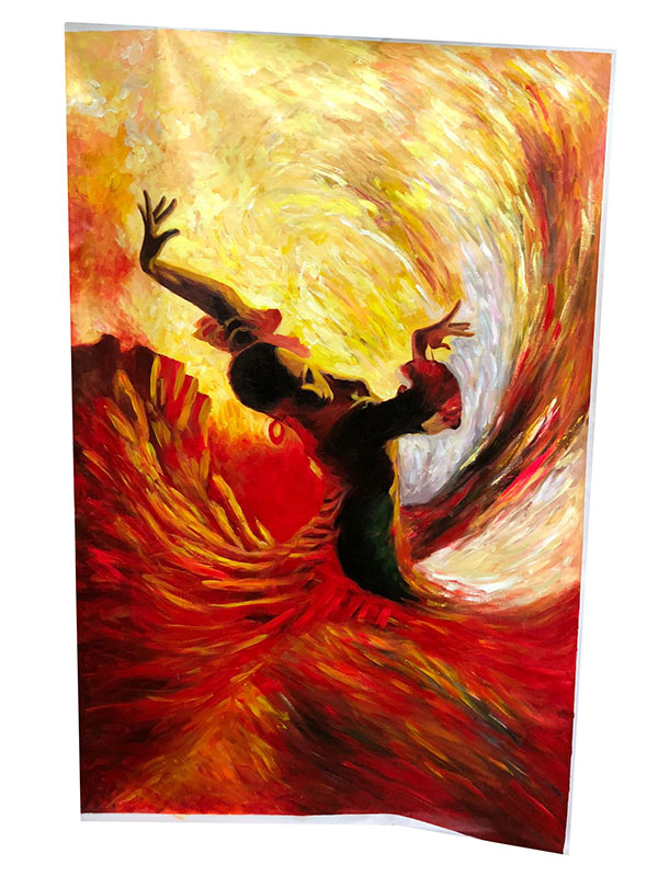 Oil Painting for JAHRRIESNGE dancer-lpg0084 Oil Painting JAHRRIESNGE for dancer-lpg0084