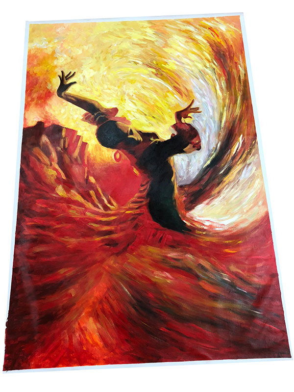 Oil Painting for JAHRRIESNGE dancer-lpg0099 Oil Painting JAHRRIESNGE for dancer-lpg0099