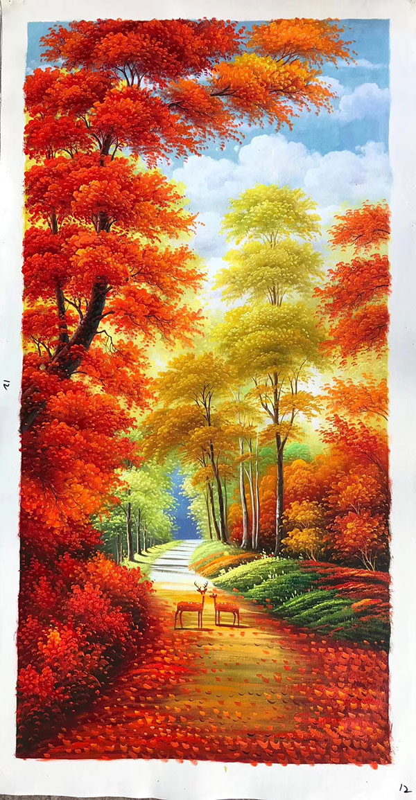 Oil Painting for Jahrriesnge tree-lpg0123 Oil Painting Jahrriesnge for tree-lpg0123