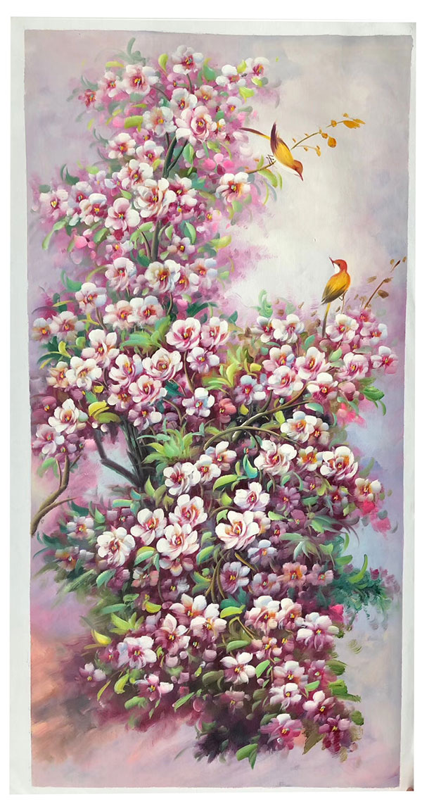 Oil Painting for JAHRRIESNGE pine-flower-lpg401 Oil Painting JAHRRIESNGE for pine-flower-lpg401