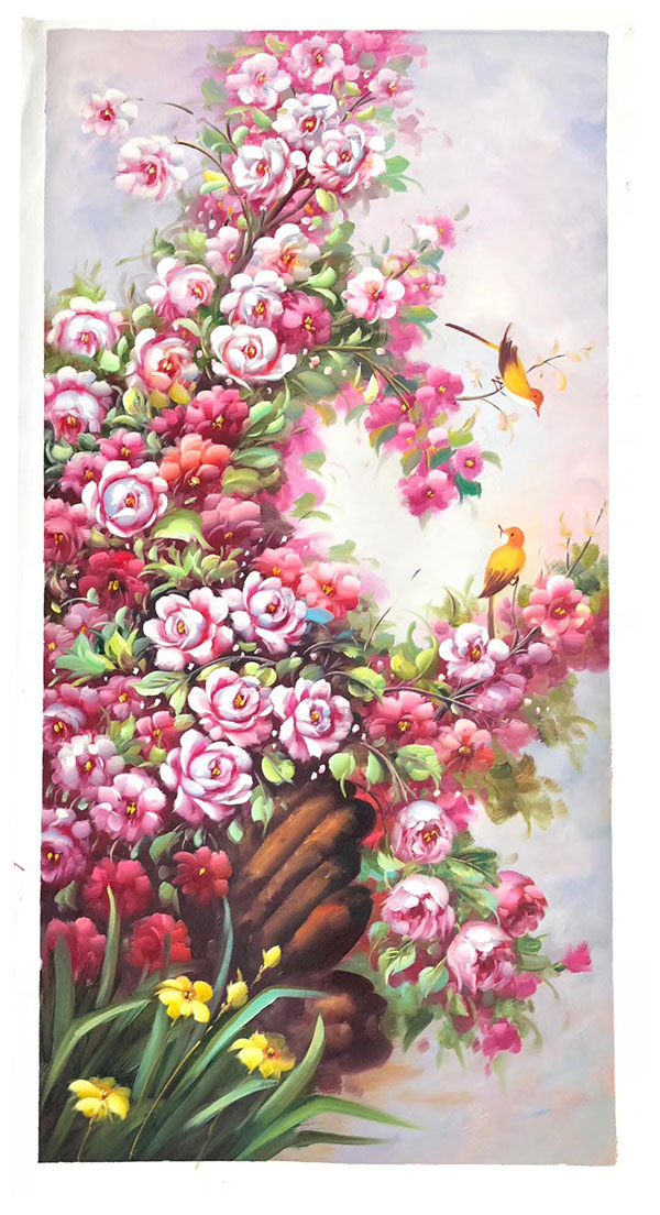 Oil Painting for JAHRRIESNGE pine-flower-lpg404 Oil Painting JAHRRIESNGE for pine-flower-lpg404