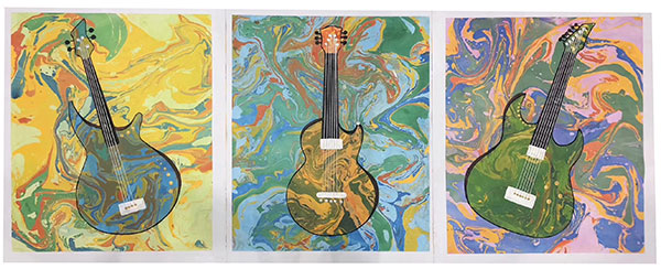 Oil Painting for Jahrriesnge guitar-lpg0419 Oil Painting Jahrriesnge for guitar-lpg0419