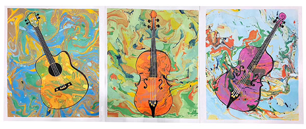 Oil Painting for JAHRRIESNGE guitar-lpg0422 Oil Painting JAHRRIESNGE for guitar-lpg0422