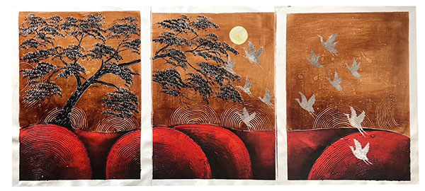 Oil Painting for JAHRRIESNGE sunset-lpg0424 Oil Painting JAHRRIESNGE for sunset-lpg0424