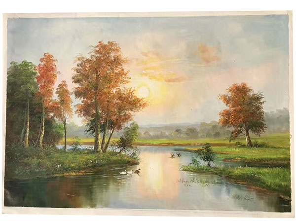 Landscape for JAHRRIESNGE river Landscape JAHRRIESNGE for river
