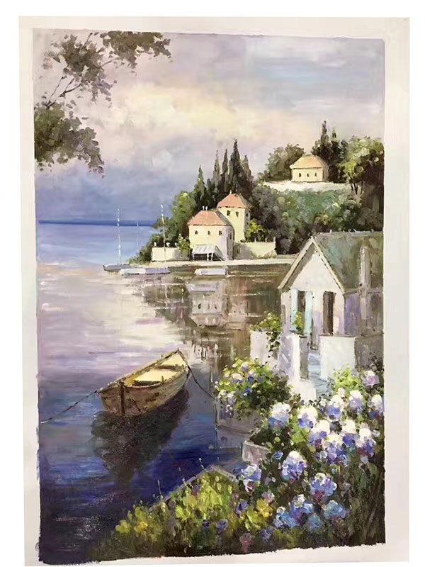 Landscape for JAHRRIESNGE village-and-boat-lpg1307 Landscape JAHRRIESNGE for village-and-boat-lpg1307