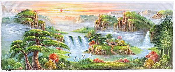 Landscape for JAHRRIESNGE sunrise-waterfall-lpg1364 Landscape JAHRRIESNGE for sunrise-waterfall-lpg1364