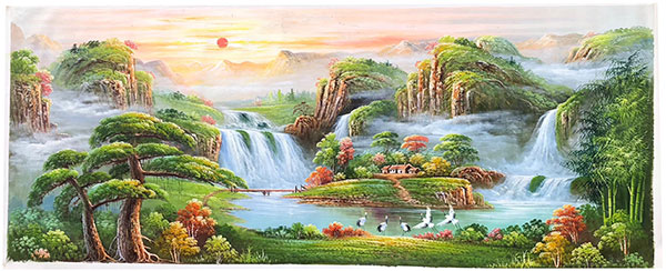 Landscape for JAHRRIESNGE sunrise-waterfall-lpg1366 Landscape JAHRRIESNGE for sunrise-waterfall-lpg1366