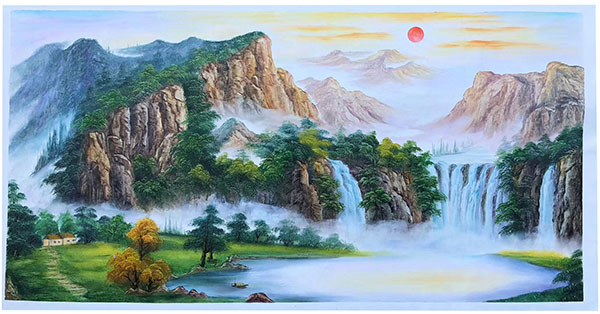 Landscape for Jahrriesnge waterfall-lpg1843 Landscape Jahrriesnge for waterfall-lpg1843