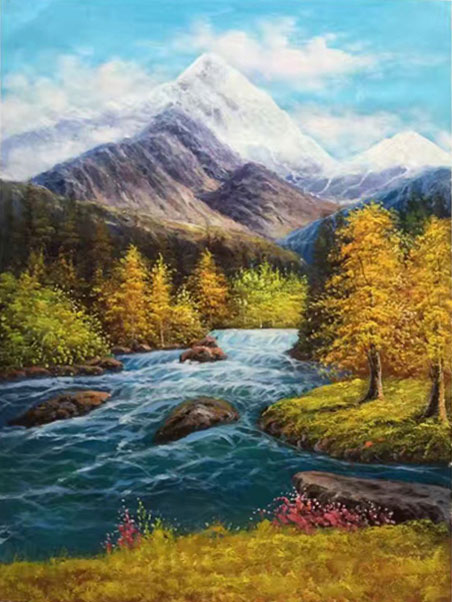 Landscape for Jahrriesnge river-lpg1883 Landscape Jahrriesnge for river-lpg1883