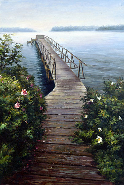 Landscape for JAHRRIESNGE wooden bridge lpg2440 Landscape JAHRRIESNGE for wooden bridge lpg2440