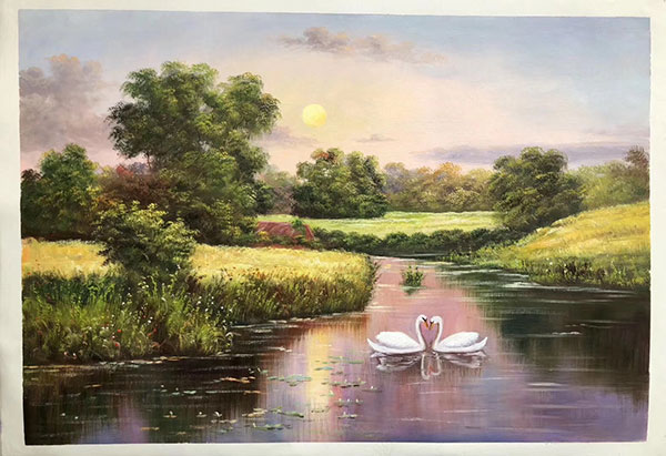 Landscape for JAHRRIESNGE swans lpg2467 Landscape JAHRRIESNGE for swans lpg2467