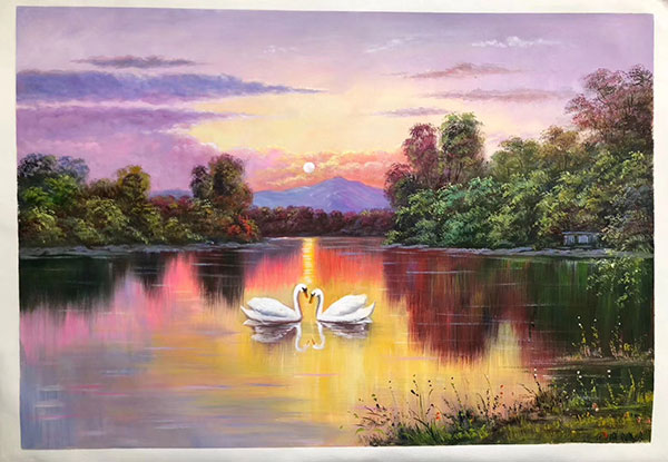 Landscape for JAHRRIESNGE swans lpg2474 Landscape JAHRRIESNGE for swans lpg2474