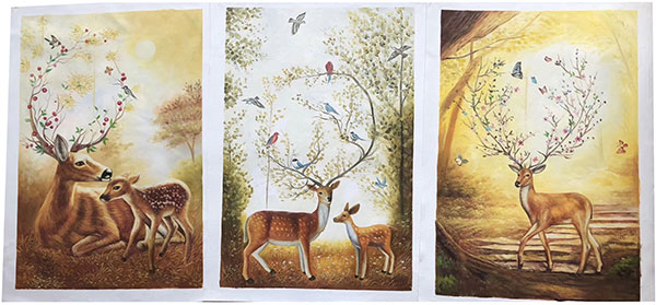 Animals for Jahrriesnge mixed deers and birds lpg2689 Animals Jahrriesnge for mixed deers and birds lpg2689